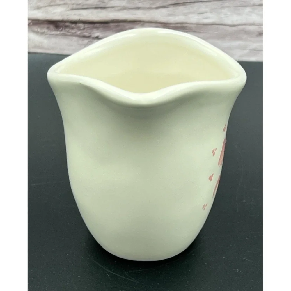 Target Threshold Aralia Pink Bunny Stoneware Creamer Dish Ceramic Spring Easter